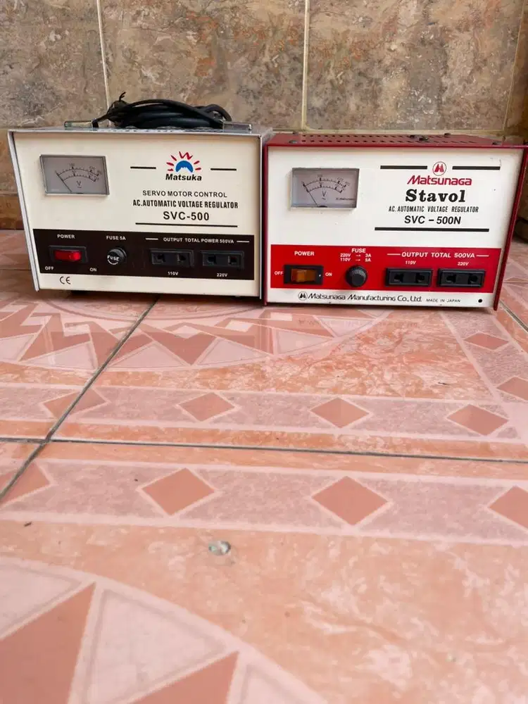 Menjual stabilizer merek Stavol & Matsuka 500 W