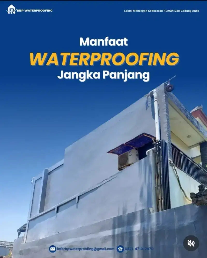 Jasa Waterproofing atap beton bocor