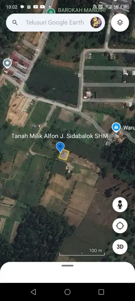 Dijual Tanah Belakang Bukit Aslan di Campang Jaya Masih daerah Bukit