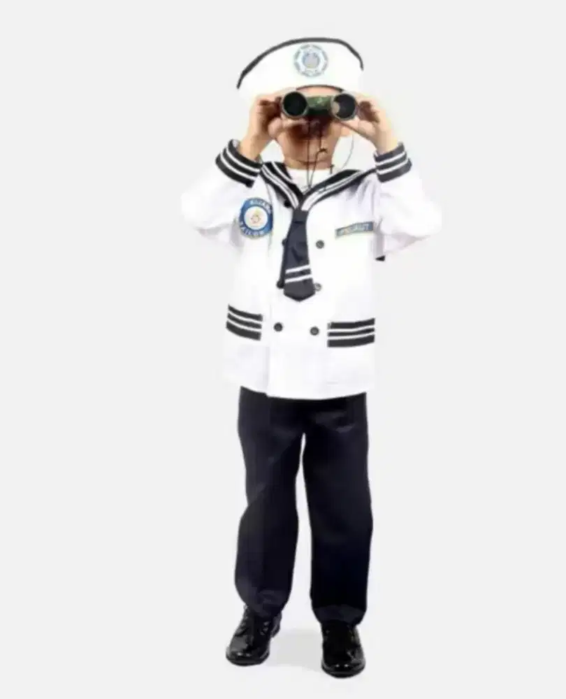 KOSTUM PROFESI ANAK PELAUT 7-9TAHUN, KOSTUM SAILOR, KOSTUM ANAK POPEYE