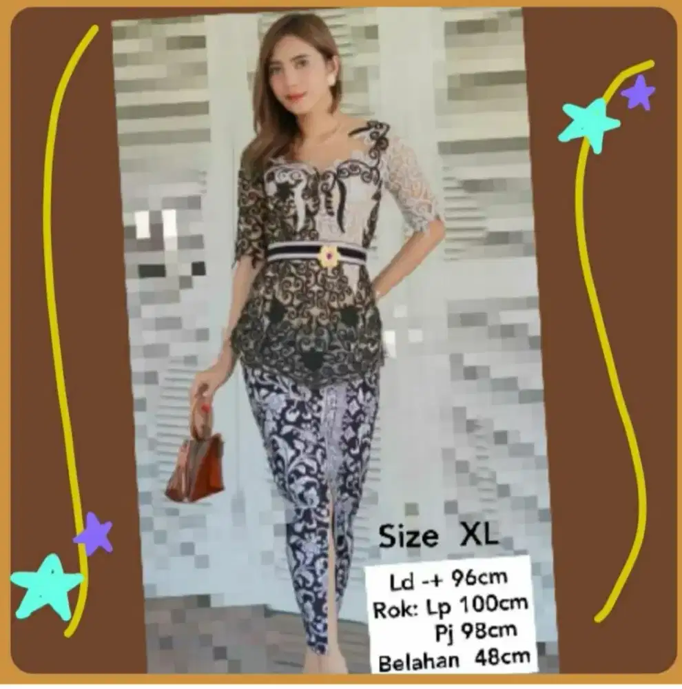 New Set Kebaya Modern Elegant