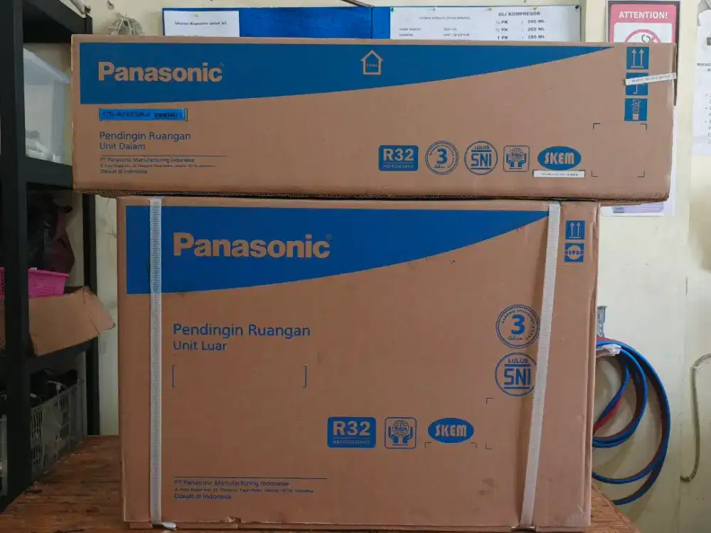 AC PANASONIC NEW SEGEL ½PK GARANSI TOKO & RESMI