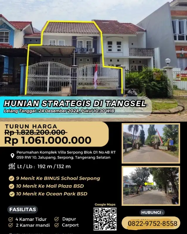 jual murah rumah melalui lelang negara