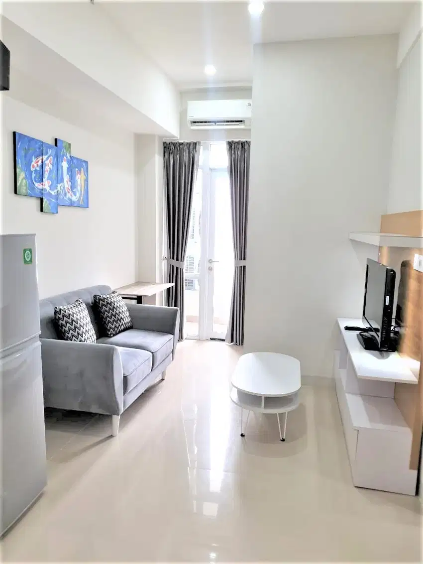 Sewa Apartement Vasanta Innopark Aoki Fully Furnished 2 KT + 1 KM