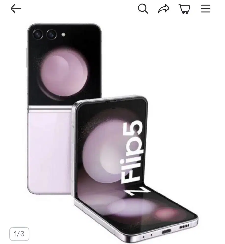 Samsung Z Flip 5 (Lavender) 8/512 GB