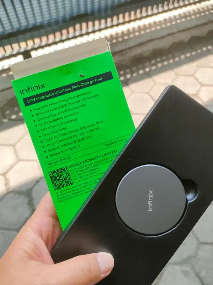 Wireless Charging Infinix Cabutan Ori