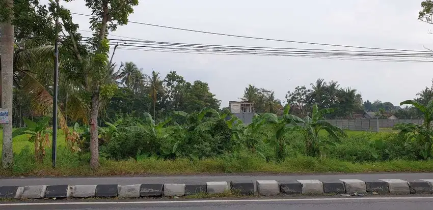 Jual Tanah 2.412 meter di bantul. jl ring road (Depan dealer Nissan)