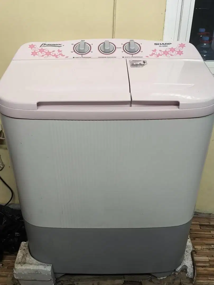 Mesin cuci sharp 2 tabung