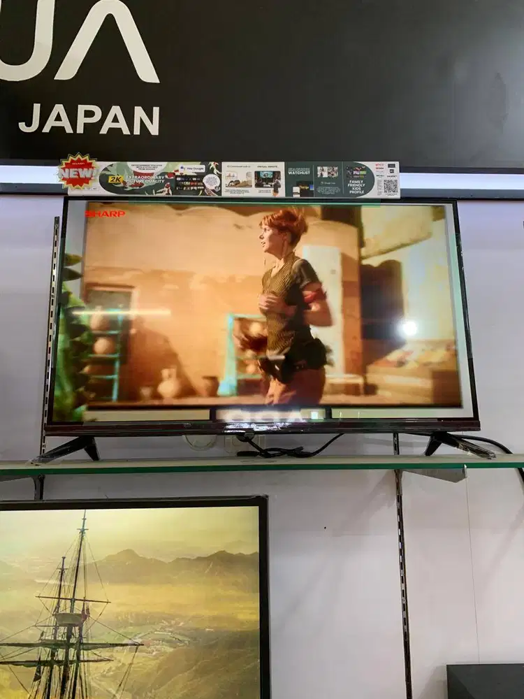 Google TV SHARP 32 inc Frameless Model Baru