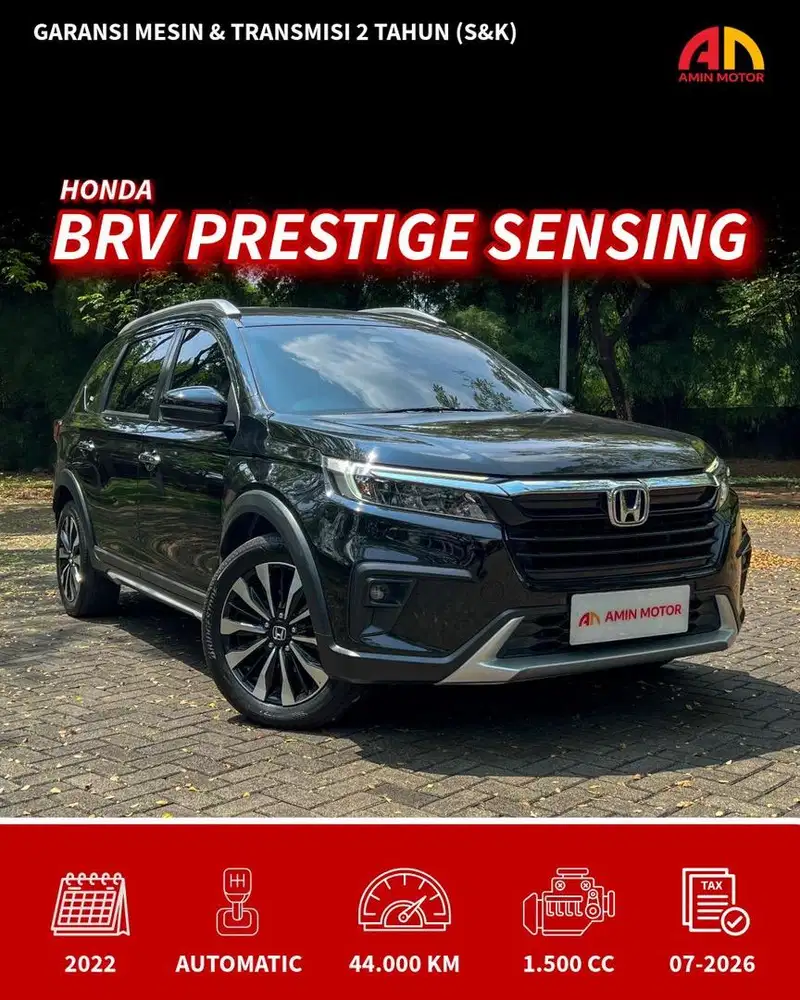 Honda BRV Prestige Sensing 2022 A/T 1.5 Hitam