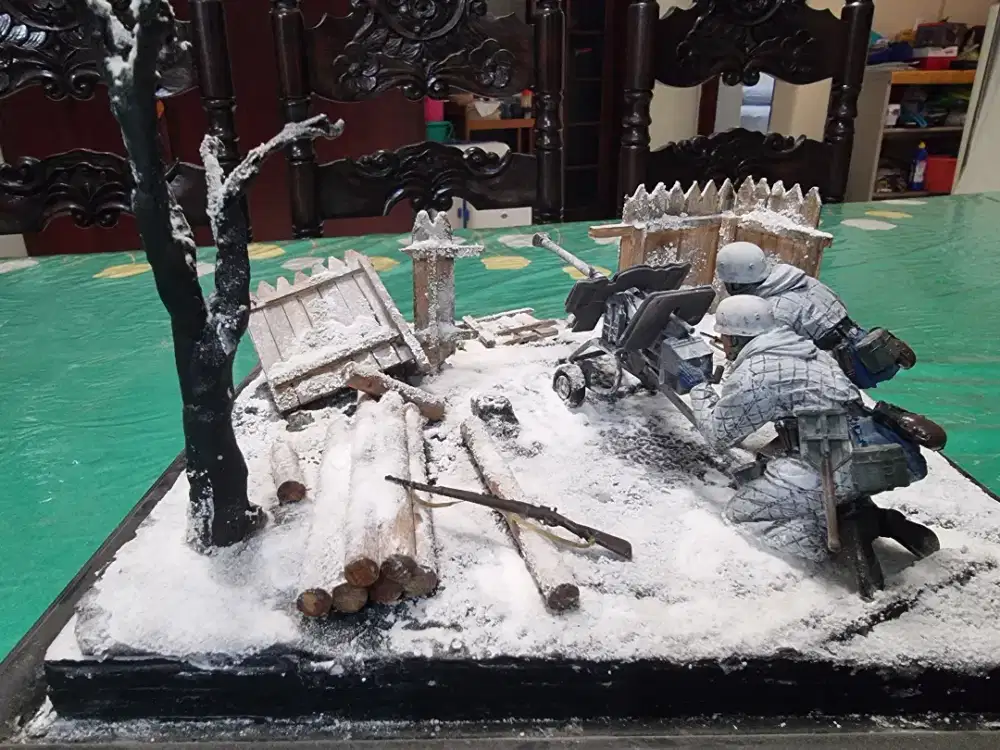 Miniatur 1/16 German Fallschirmjaeger Winter