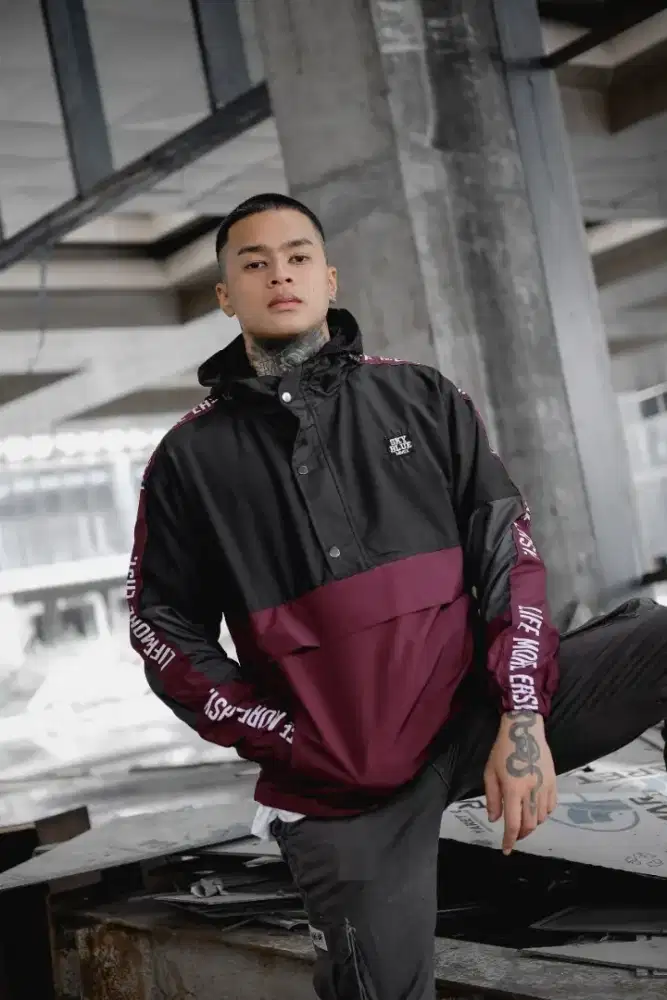 Jaket Parasut Pria / Jaket Kasual / Jaket Cowok / Jaket Motor Hoodie