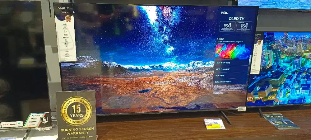 TCL QLED GOOGLE TV 55 INCH (KREDIT TANPA DP)