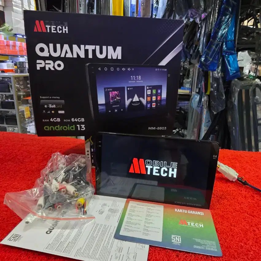 Head Unit Android MTECH QUANTUM PRO MM-8803 CarPlay NFC 4GB+64GB 9 in