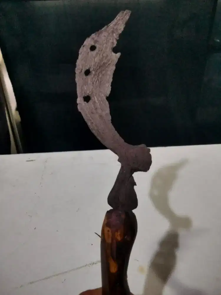 Kujang Ciung Sepuh Lubang 3 Asli Wingit