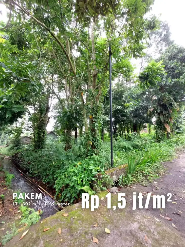 Dijual Tanah Pekarangan di Area Sejuk Candibinangun Pakem