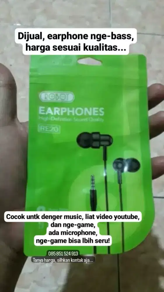 Headset - Head set - Earphone - bukan TWS