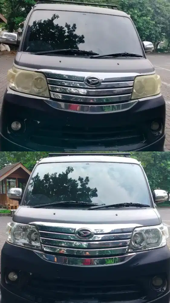 POLES RESTORASI HEADLAMP LAMPU MOBIL