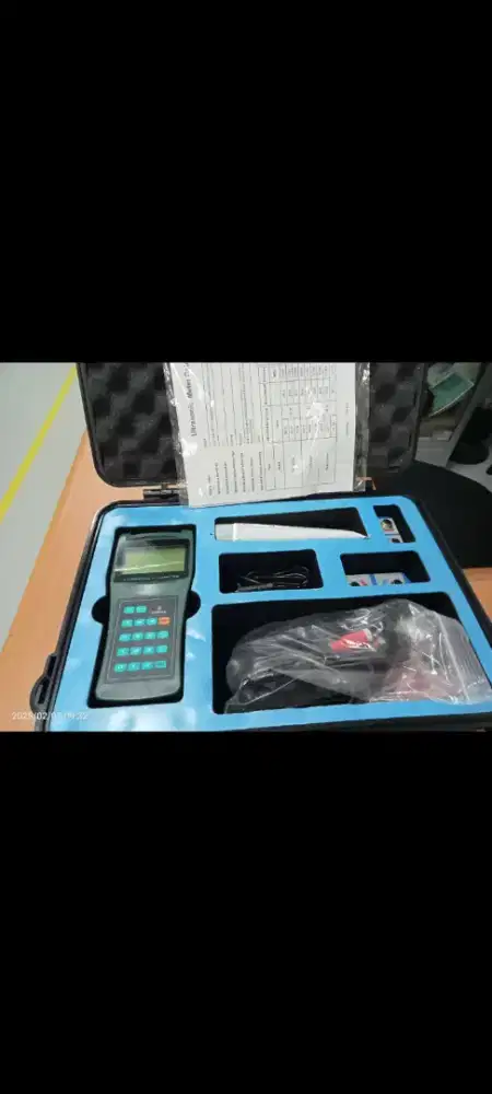 Ultrasonic portable flow meter