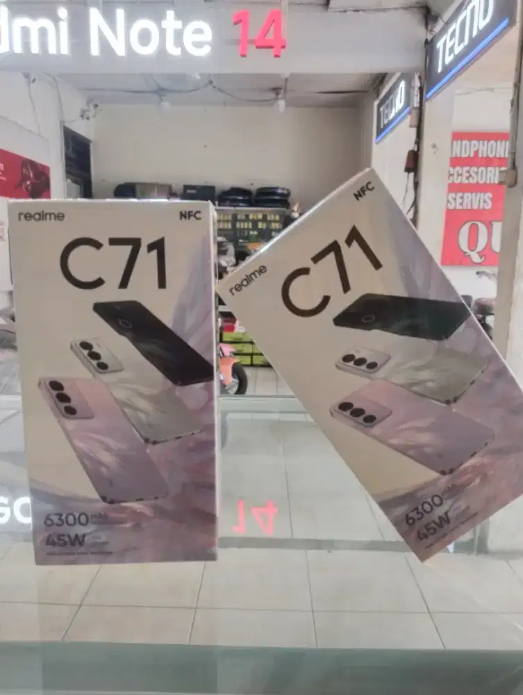 Promo WOW Realme C71 NFC (4+8/128) Promo hp baru, segel dan murah