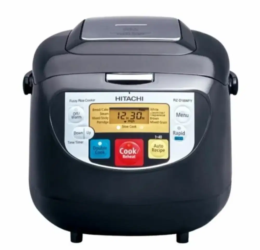 Hitachi Digital Multi Rice Cooker RZ-D18WFY Penanak Nasi 1,8 Liter