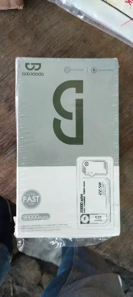 Powerbank merk goozoodooq 20.000maH