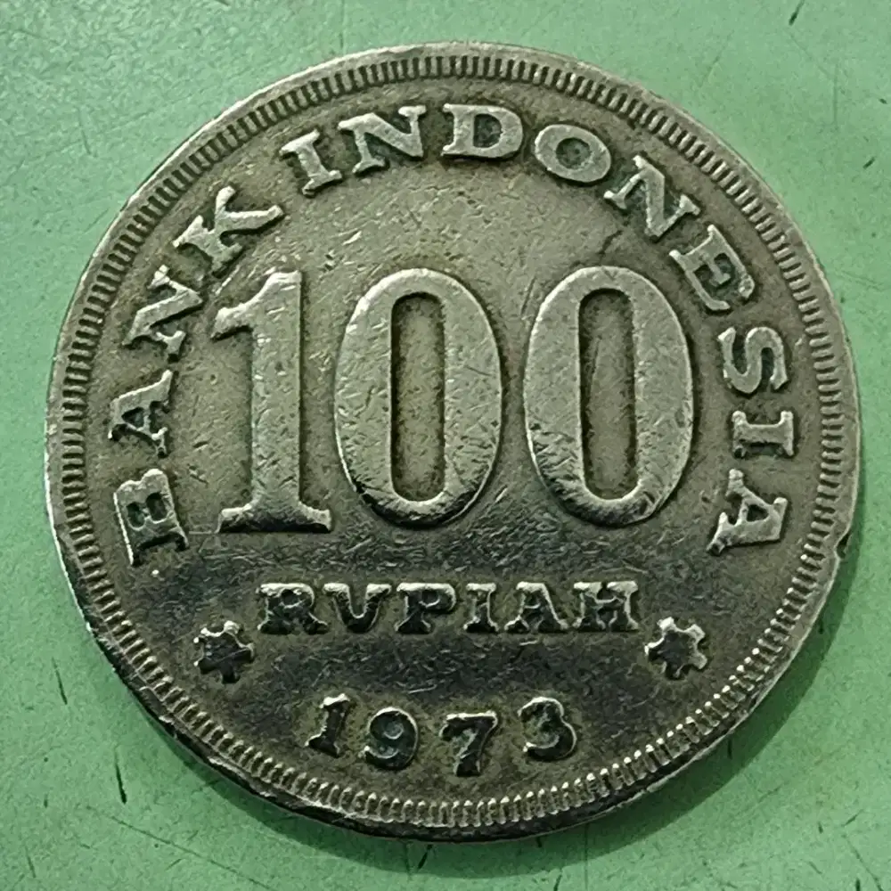 JUAL KOIN LANGKA Rp100 Tahun 1973 (Rumah Gadang)–Varian Tebal–Original