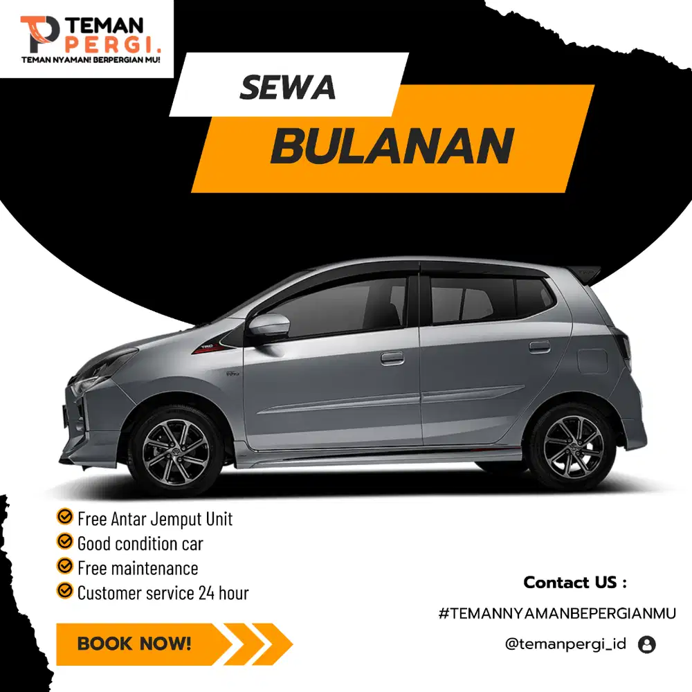 Sewa mobil bulanan - mobil pengganti selalu tersedia kapan saja siap!