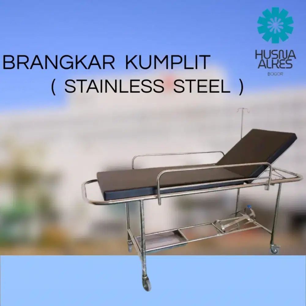 Brankar Dorong Stainless/ Brankar Komplit Stainles