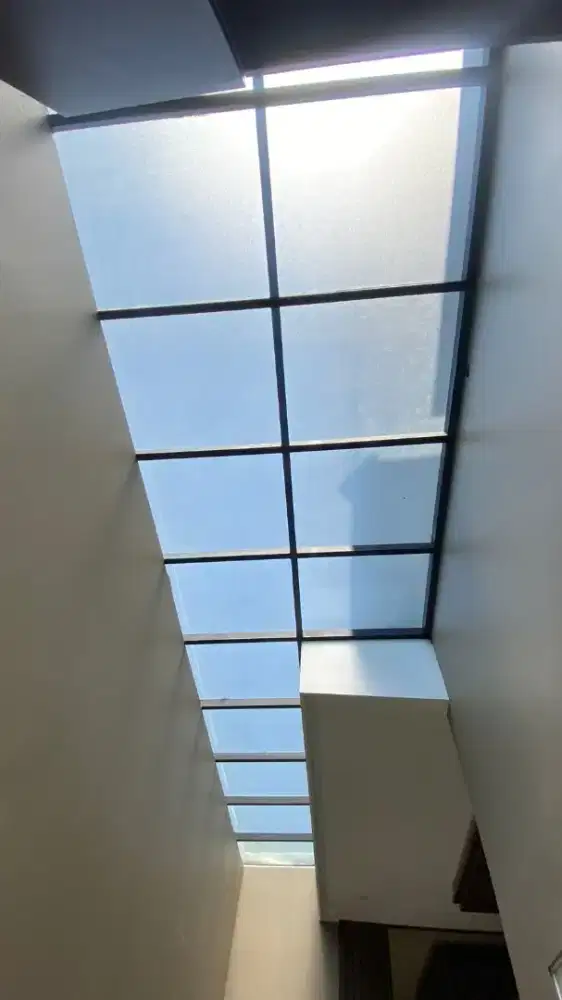 Kanopi sliding manual atap solarflat 1,2mm & 3mm