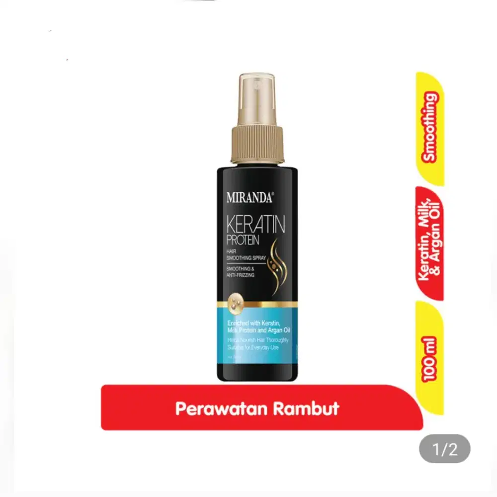 Miranda Keratin Protein Spray Penutrisi Rambut 100 ml