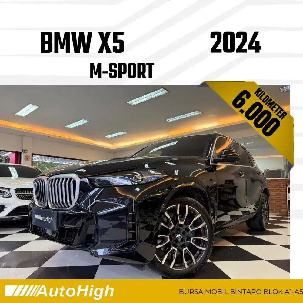 DP10% [Km6.000] X5 M-Sport 2024 Black Reg 2025 #AUTOHIGH