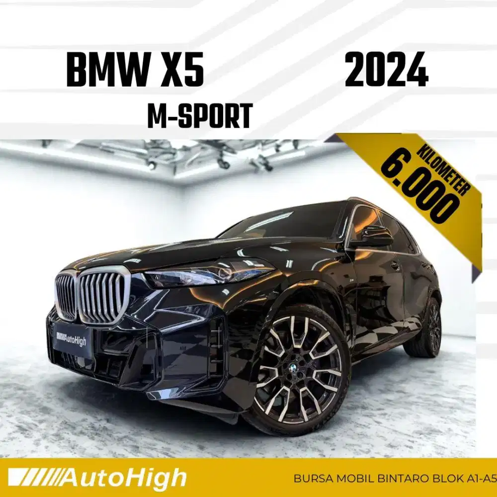 DP10% [Km6.000] X5 M-Sport 2024 Black Reg 2025 #AUTOHIGH