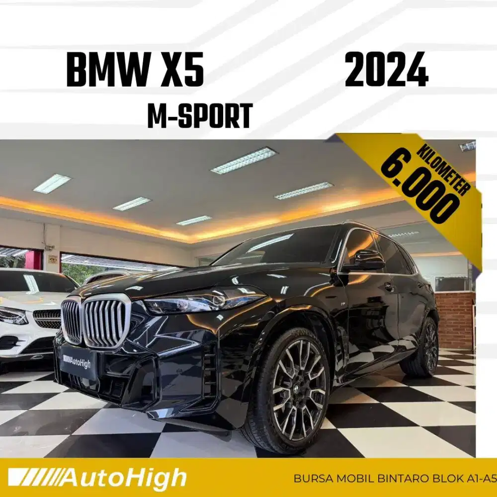 DP10% [Km6.000] X5 M-Sport 2024 Black Reg 2023 #AUTOHIGH