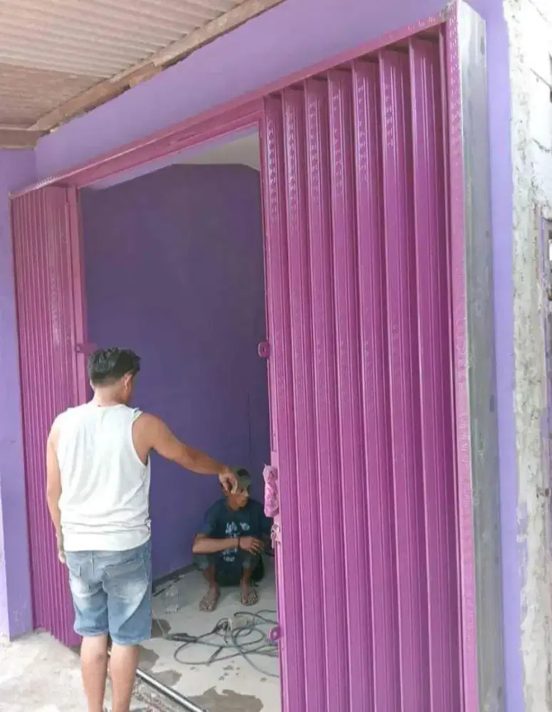 Rolling door folding gate pintu pengaman