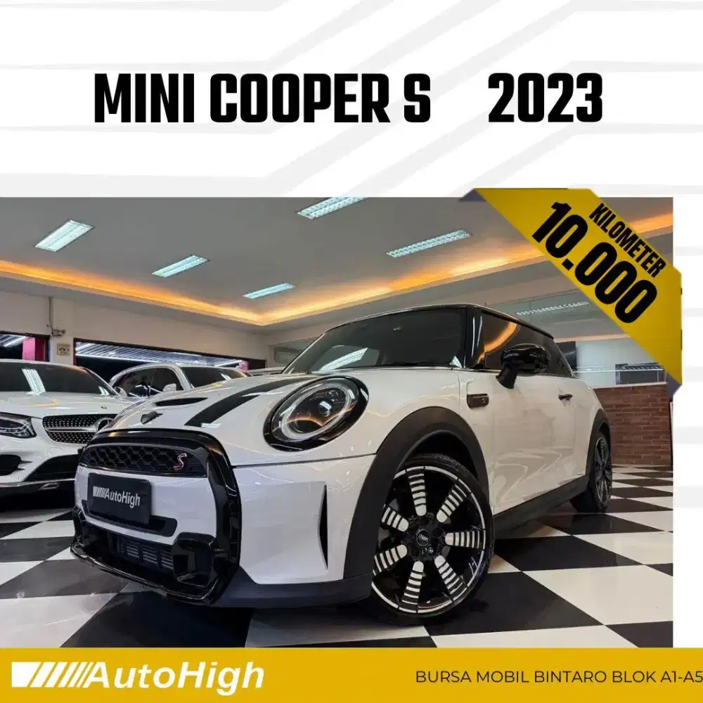 DP10% [Km10.000] Mini Cooper 2.0 S Turbo 2023 White Reg 2024 #AUTOHIGH