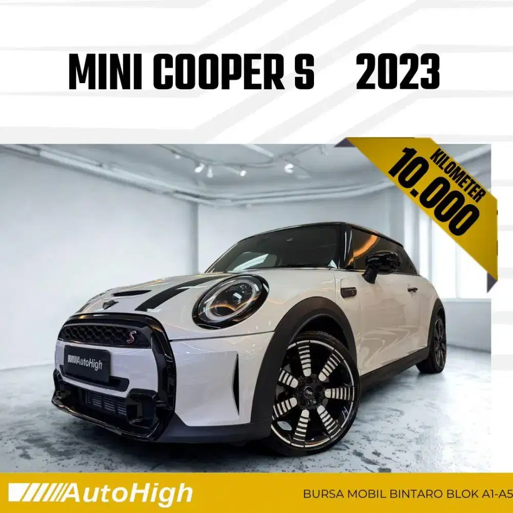 DP10% [Km10.000] Mini Cooper 2.0 S Turbo 2023 White Reg 2024 #AUTOHIGH