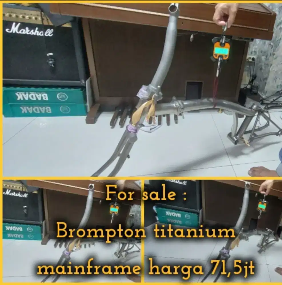 BROMPTON TITANIUM MAINFRAME SET