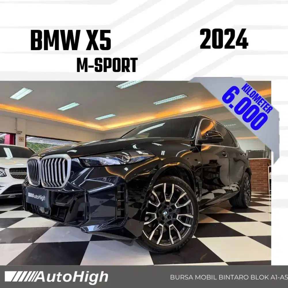 DP10% [Km6.000] X5 M-Sport 2024 Black Reg 2025 #AUTOHIGH