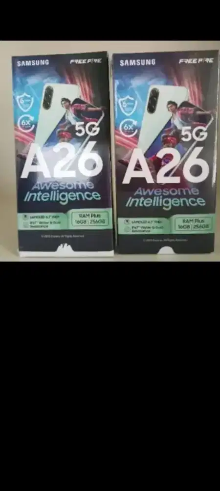 Samsung galaxy A26 5G ram 8gb 256gb dan8/128 resmi