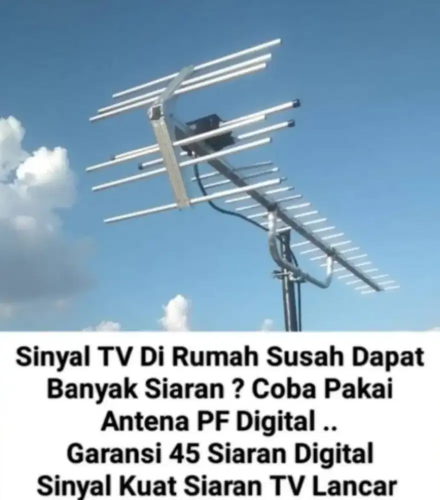 Pasang Antena Digital Terbaik 45 siaran