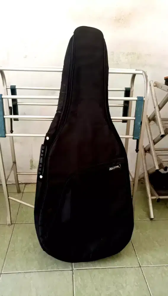 Sarung gitar akustik jumbo lapis busa tebal original gigbag guitar