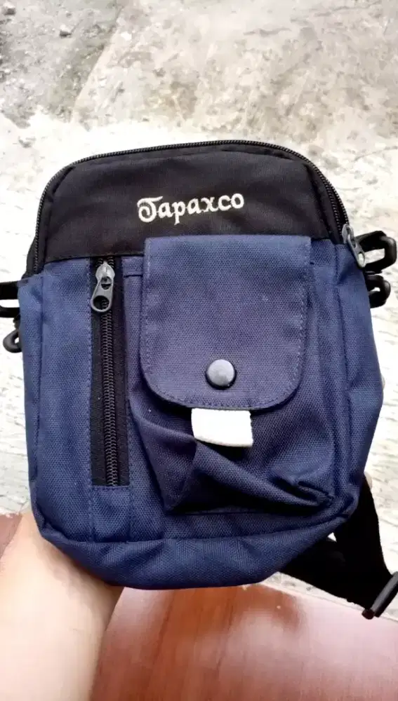 Tas slingbag tapaxco selempang mini original distro not eiger levis