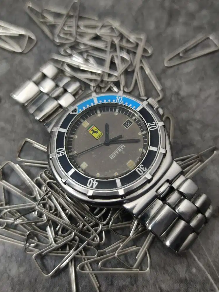 Rare Cartier Ferrari Diver 1985 no omega tissot hamilton rolex