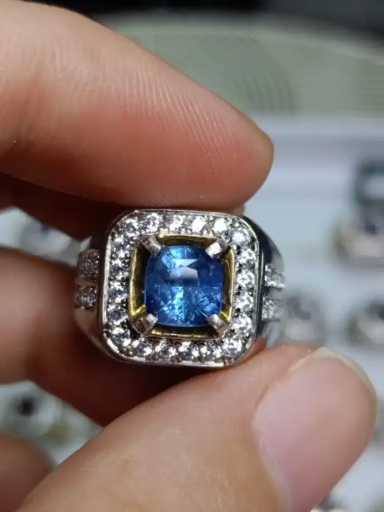 Blue Sapphire SILVER RING