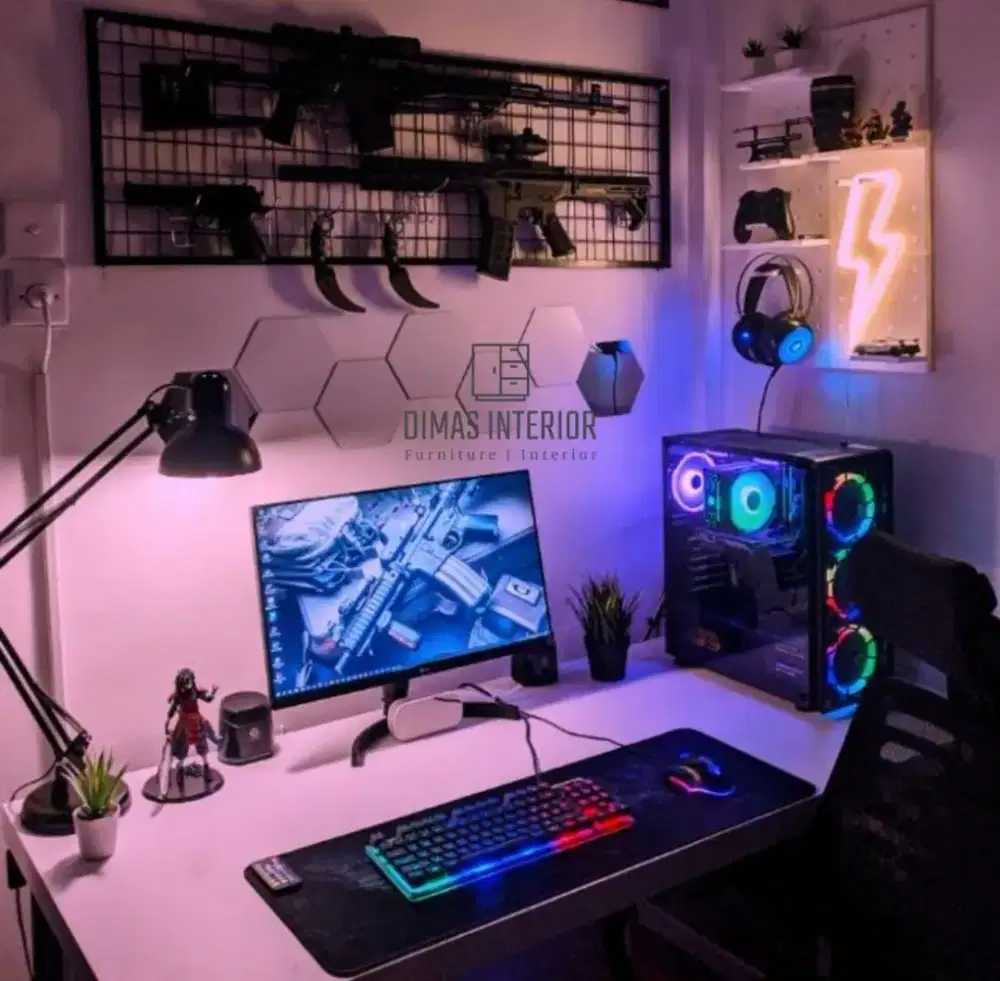 Meja Komputer Custom
