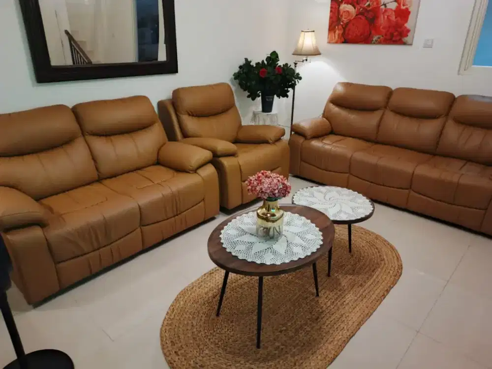 Sofa reclining recliner premium mewah empuk godiva