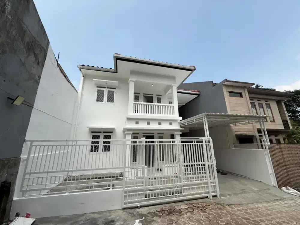 Rumah siap huni di Pakuan 2, baru renovasi, 2 lt 3KM 3KT