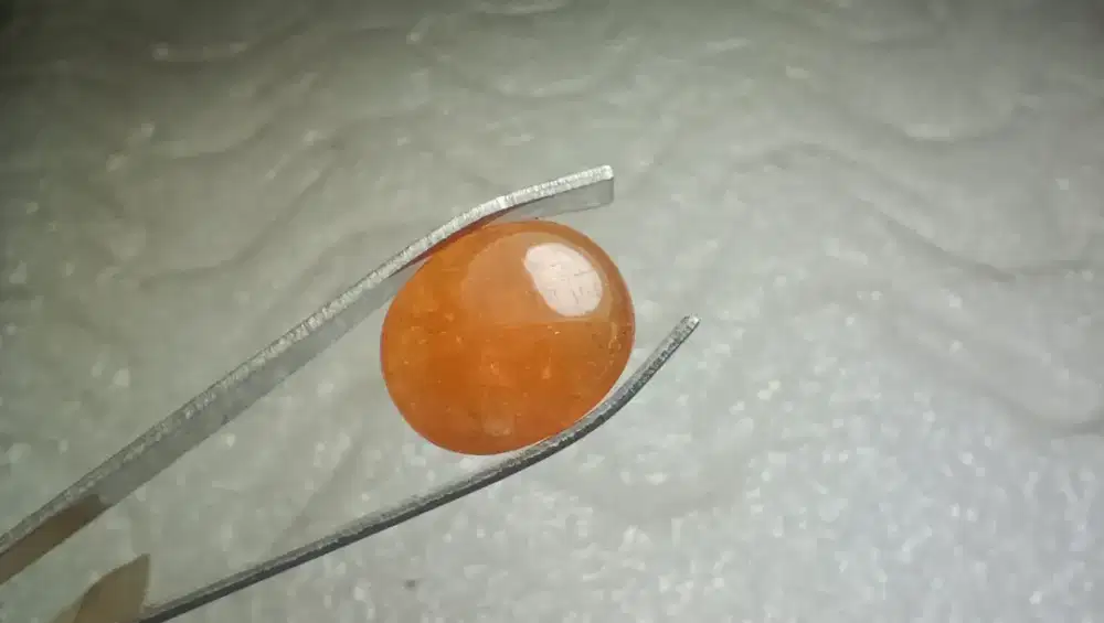 Batu Natural Orange Sapphire 6.90 Ct Mewah