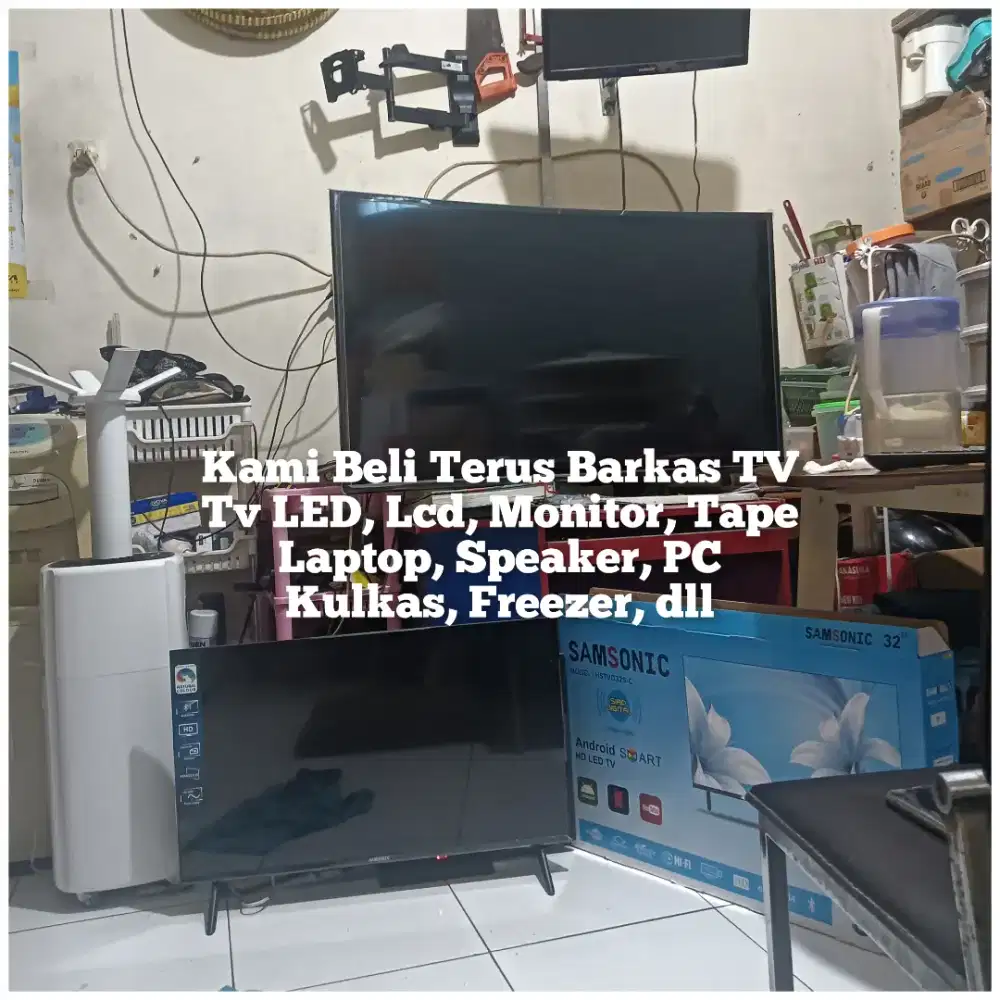 Terima Jual Beli TV LED Bekas dan Speaker, elektronik lainnya